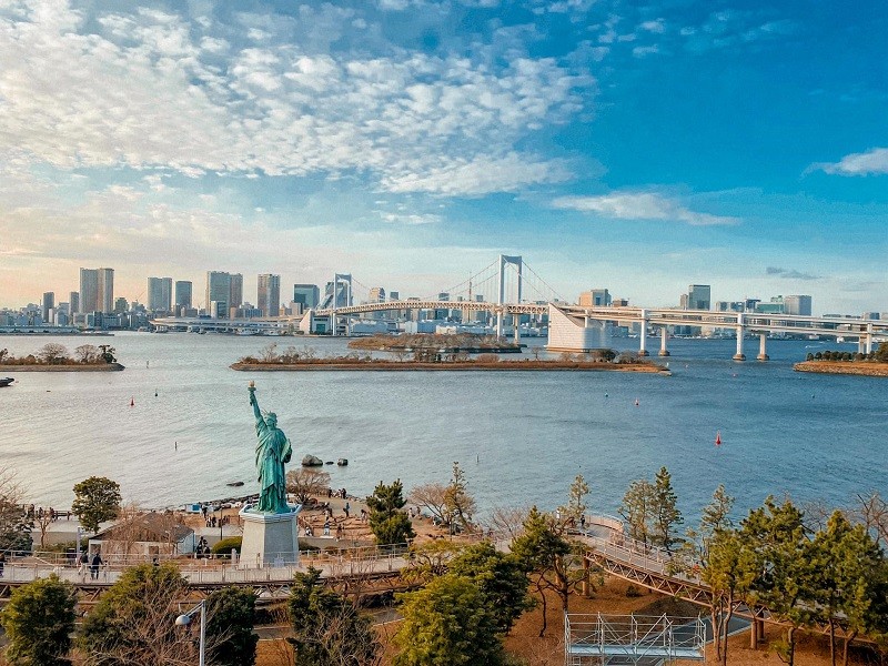 Đảo nhân tạo Odaiba - Nơi thư giãn tuyệt vời giữa lòng thành phố Tokyo