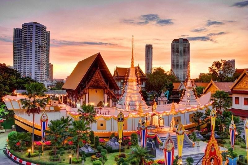 Chùa Thuyền Thái Lan - Wat Yannawa cổ kính giữa lòng thủ đô Bangkok