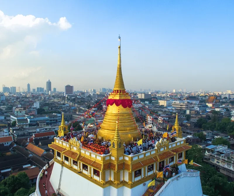 Chùa Wat Saket: Địa Điểm Hành Hương Nổi Tiếng Tại Thái Lan